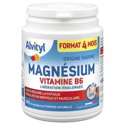 Alvityl Magnésium Vitamine B6 Libération Prolongée Comprimés Lp Pot/120 à NICE